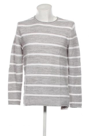 Мъжки пуловер John Devin, Размер M, Цвят Сив, Цена 19,78 лв.