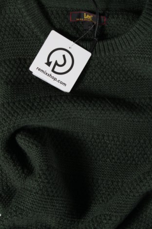 Ανδρικό πουλόβερ Lee, Μέγεθος S, Χρώμα Πράσινο, Τιμή 68,04 €