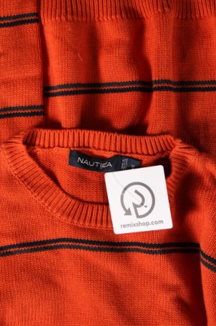 Мъжки пуловер Nautica, Размер M, Цвят Оранжев, Цена 30,36 лв.