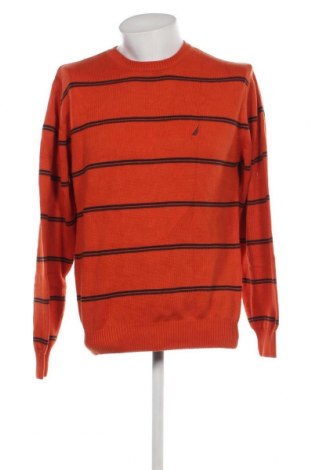 Мъжки пуловер Nautica, Размер M, Цвят Оранжев, Цена 15,84 лв.