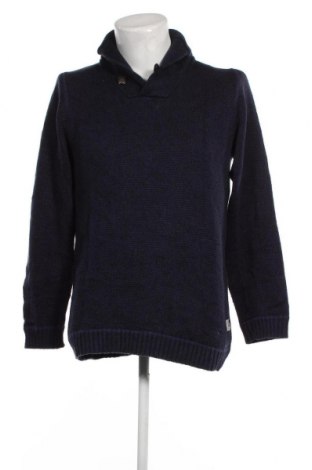 Ανδρικό πουλόβερ Originals By Jack & Jones, Μέγεθος M, Χρώμα Μπλέ, Τιμή 4,75 €