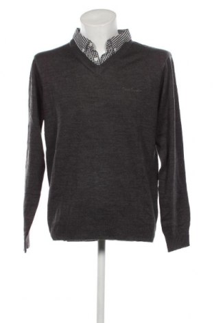 Мъжки пуловер Pierre Cardin, Размер L, Цвят Сив, Цена 22,88 лв.