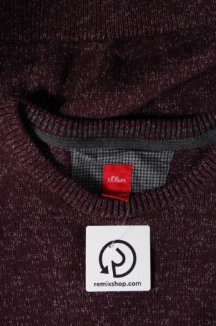 Мъжки пуловер S.Oliver, Размер L, Цвят Червен, Цена 23,93 лв.