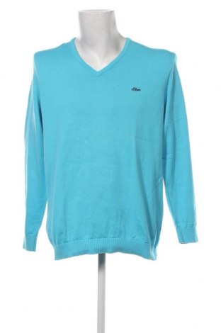 Ανδρικό πουλόβερ S.Oliver, Μέγεθος XL, Χρώμα Μπλέ, Τιμή 15,49 €