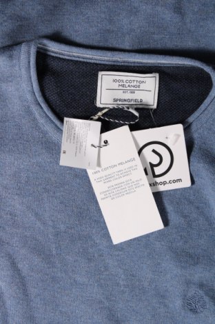 Ανδρικό πουλόβερ Springfield, Μέγεθος XL, Χρώμα Μπλέ, Τιμή 35,05 €