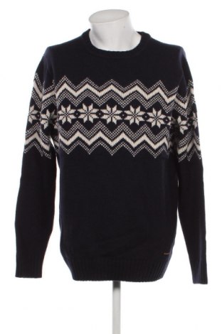 Мъжки пуловер Springfield, Размер 3XL, Цвят Син, Цена 19,04 лв.
