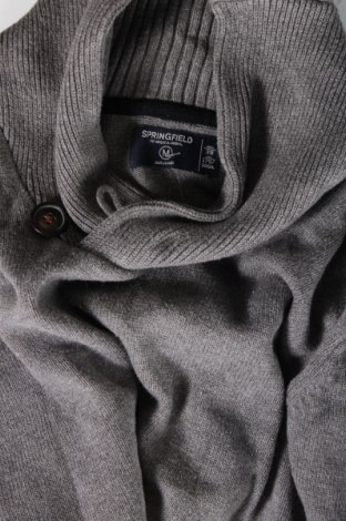 Pánsky sveter  Springfield, Veľkosť M, Farba Sivá, Cena  4,36 €
