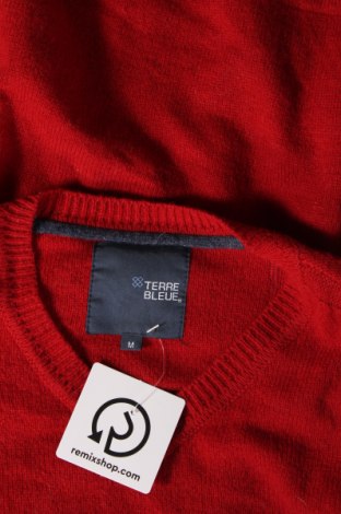Męski sweter Terre Bleue, Rozmiar M, Kolor Czerwony, Cena 140,74 zł