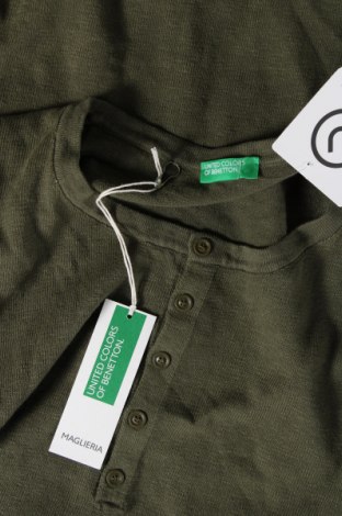 Мъжки пуловер United Colors Of Benetton, Размер XL, Цвят Зелен, Цена 32,40 лв.
