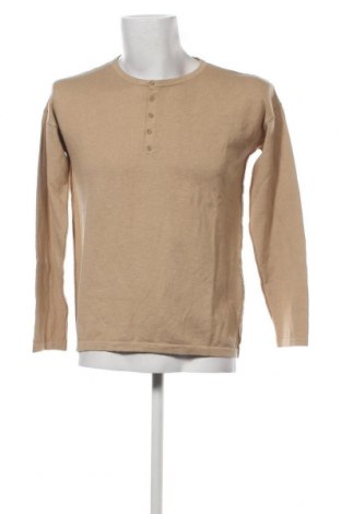 Мъжки пуловер United Colors Of Benetton, Размер S, Цвят Бежов, Цена 18,00 лв.