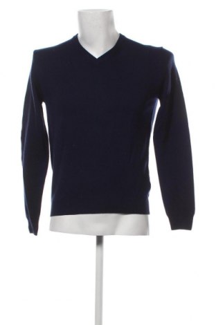 Ανδρικό πουλόβερ United Colors Of Benetton, Μέγεθος S, Χρώμα Μπλέ, Τιμή 11,13 €