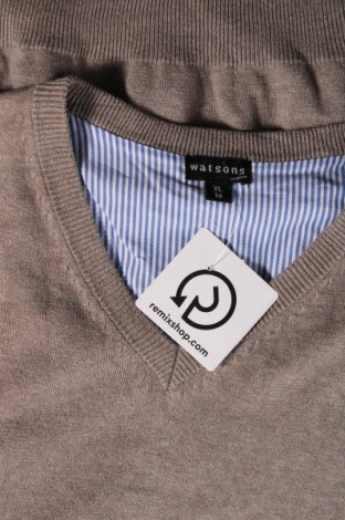 Ανδρικό πουλόβερ Watson's, Μέγεθος XL, Χρώμα Καφέ, Τιμή 12,00 €