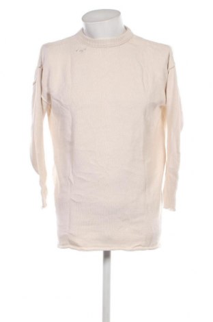 Мъжки пуловер Zara, Размер M, Цвят Екрю, Цена 8,97 лв.