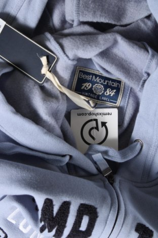 Herren Sweatshirt Best Mountain, Größe S, Farbe Blau, Preis € 23,71