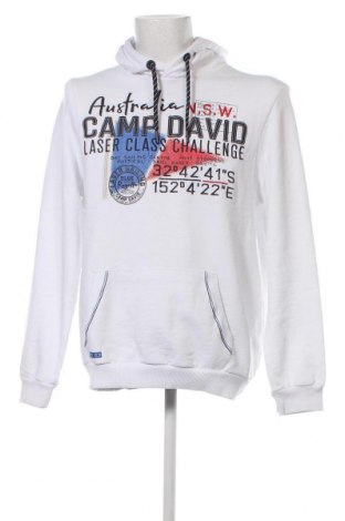 Herren Sweatshirt Camp David, Größe L, Farbe Weiß, Preis 60,31 €