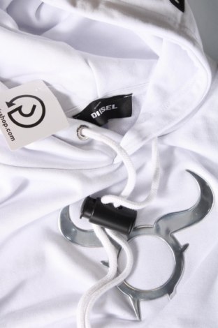 Ανδρικό φούτερ Diesel, Μέγεθος L, Χρώμα Λευκό, Τιμή 131,14 €