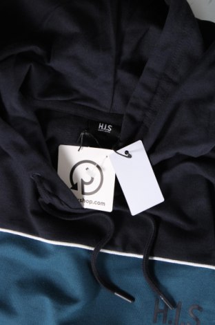 Ανδρικό φούτερ H.I.S, Μέγεθος L, Χρώμα Μπλέ, Τιμή 23,71 €