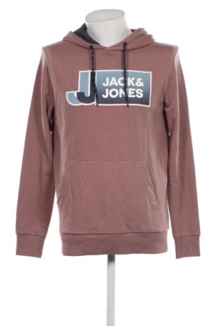 Herren Sweatshirt Jack & Jones, Größe L, Farbe Aschrosa, Preis 27,84 €