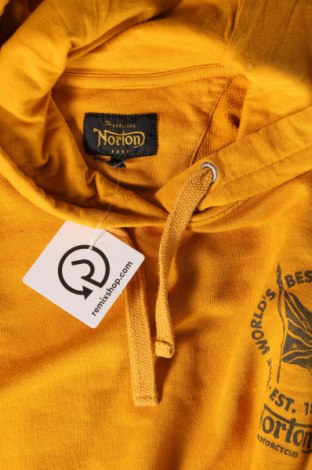 Ανδρικό φούτερ Norton, Μέγεθος L, Χρώμα Κίτρινο, Τιμή 45,84 €