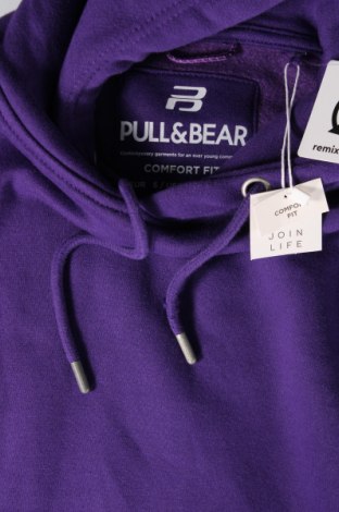 Мъжки суичър Pull&Bear, Размер S, Цвят Лилав, Цена 46,00 лв.