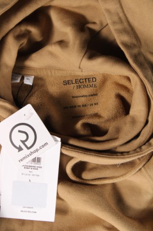 Herren Sweatshirt Selected Homme, Größe L, Farbe Beige, Preis 42,27 €