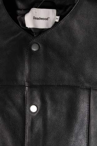 Ανδρικό δερμάτινο μπουφάν Deadwood, Μέγεθος M, Χρώμα Μαύρο, Τιμή 248,97 €