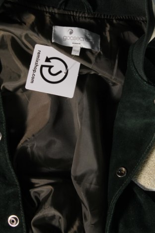 Мъжко кожено яке Goosecraft, Размер 3XL, Цвят Зелен, Цена 199,14 лв.