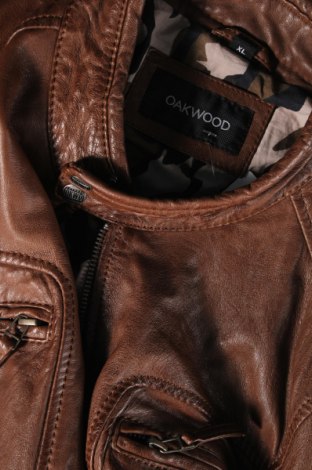 Pánská kožená bunda  Oakwood, Velikost XL, Barva Hnědá, Cena  7 000,00 Kč