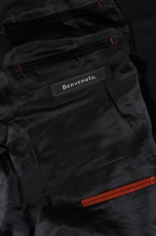 Ανδρικό σακάκι Benvenuto, Μέγεθος L, Χρώμα Μαύρο, Τιμή 7,52 €