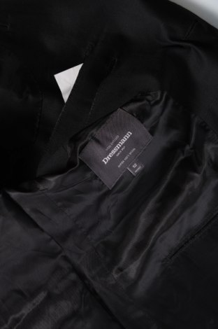 Мъжко сако Dressmann, Размер L, Цвят Черен, Цена 10,75 лв.