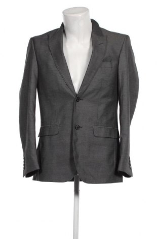 Ανδρικό σακάκι Dressmann, Μέγεθος S, Χρώμα Γκρί, Τιμή 6,92 €