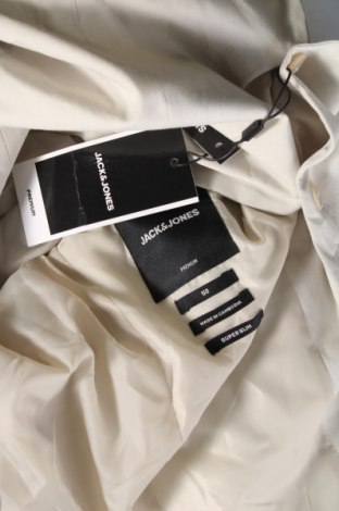Ανδρικό σακάκι Jack & Jones PREMIUM, Μέγεθος L, Χρώμα  Μπέζ, Τιμή 56,19 €