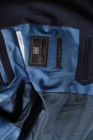 Ανδρικό σακάκι Marks & Spencer, Μέγεθος L, Χρώμα Μπλέ, Τιμή 3,08 €
