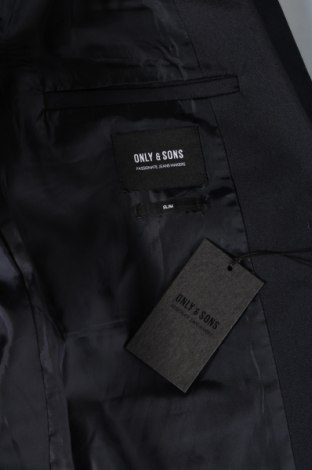 Ανδρικό σακάκι Only & Sons, Μέγεθος L, Χρώμα Μπλέ, Τιμή 19,48 €