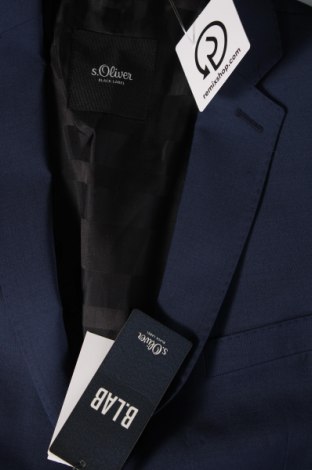 Ανδρικό σακάκι S.Oliver Black Label, Μέγεθος M, Χρώμα Μπλέ, Τιμή 17,39 €