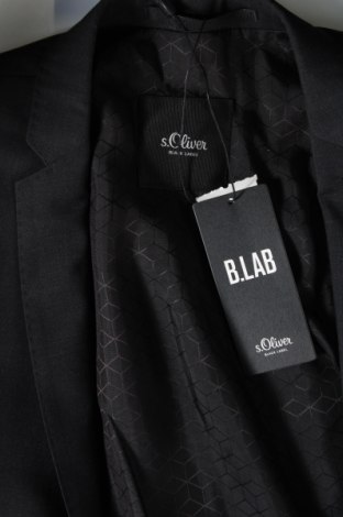 Мъжко сако S.Oliver Black Label, Размер M, Цвят Черен, Цена 26,51 лв.