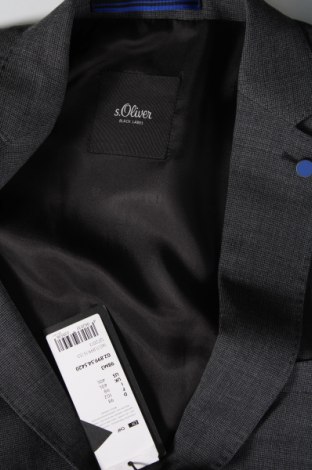 Ανδρικό σακάκι S.Oliver Black Label, Μέγεθος M, Χρώμα Γκρί, Τιμή 26,09 €