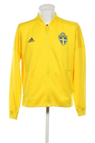 Мъжко спортно горнище Adidas, Размер L, Цвят Жълт, Цена 54,00 лв.