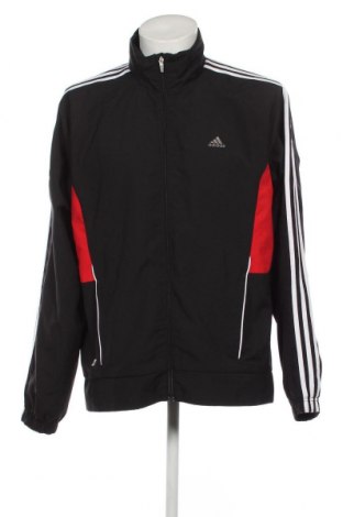 Ανδρική αθλητική ζακέτα Adidas, Μέγεθος L, Χρώμα Μαύρο, Τιμή 33,40 €