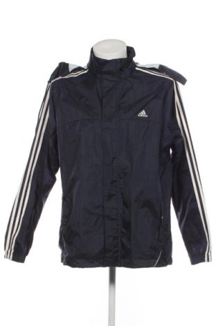 Ανδρικό αθλητικό μπουφάν Adidas, Μέγεθος M, Χρώμα Μπλέ, Τιμή 56,27 €