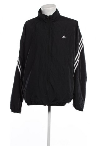 Мъжко спортно яке Adidas, Размер XXL, Цвят Черен, Цена 48,00 лв.