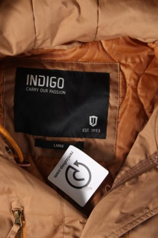 Ανδρικό μπουφάν Indigo, Μέγεθος L, Χρώμα Καφέ, Τιμή 27,81 €