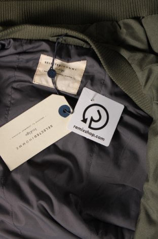 Pánska bunda  Selected Homme, Veľkosť XL, Farba Zelená, Cena  42,53 €