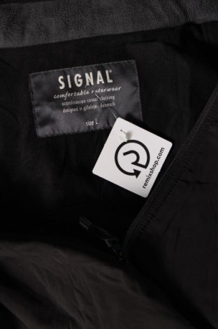 Ανδρικό μπουφάν Signal, Μέγεθος L, Χρώμα Μαύρο, Τιμή 29,86 €