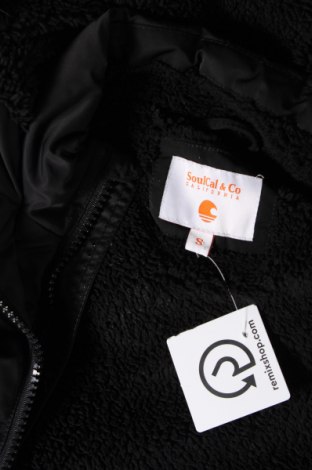 Ανδρικό μπουφάν Soulcal & Co, Μέγεθος S, Χρώμα Μαύρο, Τιμή 16,30 €