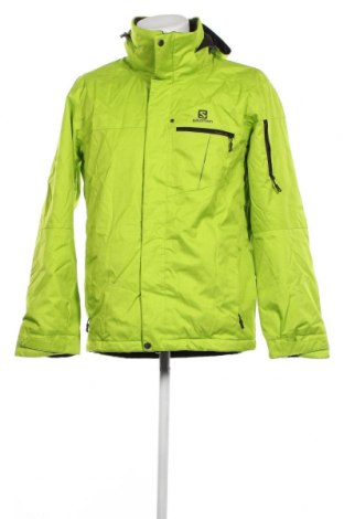 Ανδρικό μπουφάν για χειμερινά σπορ Salomon, Μέγεθος M, Χρώμα Πράσινο, Τιμή 72,99 €