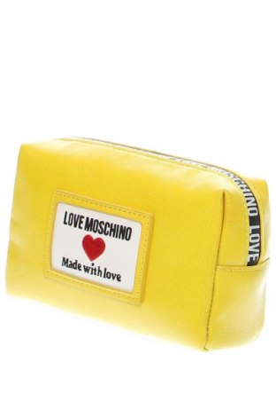 Kosmetyczka Love Moschino, Kolor Żółty, Cena 610,39 zł