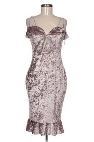 Φόρεμα Ax Paris, Μέγεθος L, Χρώμα  Μπέζ, Τιμή 9,46 €