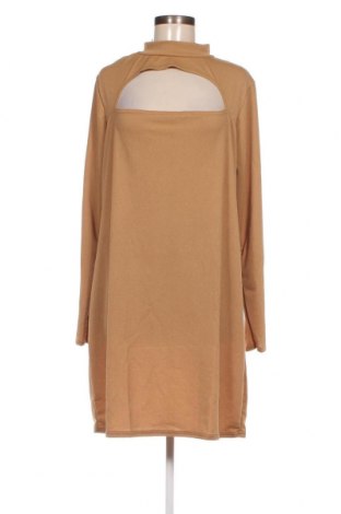 Kleid Boohoo, Größe 3XL, Farbe Beige, Preis 3,79 €