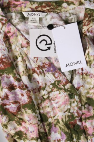 Kleid Monki, Größe XXS, Farbe Mehrfarbig, Preis 8,84 €